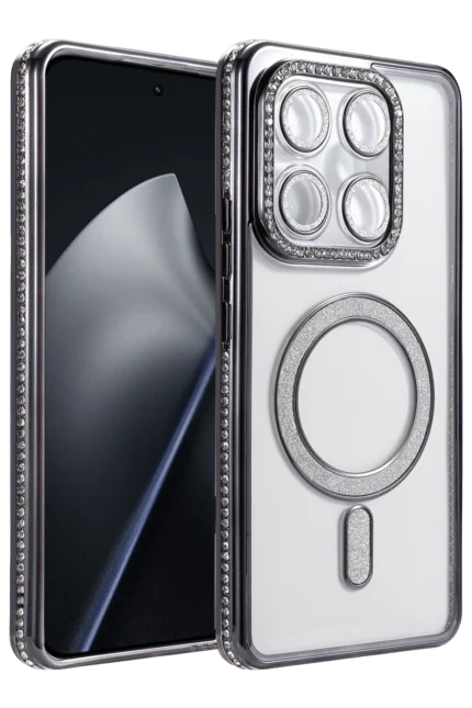 Uray store Xiaomi Mi 15T Pro Joke Simli Magneticsafe Kılıf - Siyah