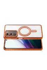 Uray store Xiaomi Redmi 15 4G Joke Simli Magneticsafe Kılıf - Turuncu - Görsel 3
