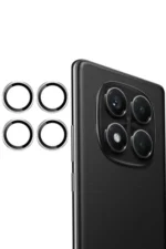 Joko Xiaomi Redmi Note 14 Pro 4G PVD Metal Kamera Lens - Gümüş