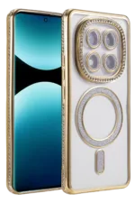 Uray store Xiaomi Redmi Note 15 Pro 5G Joke Simli Magneticsafe Kılıf - Gold