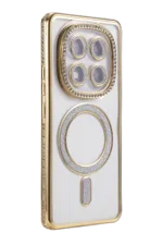 Uray store Xiaomi Redmi Note 15 Pro 5G Joke Simli Magneticsafe Kılıf - Gold - Görsel 3
