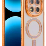 Uray store Xiaomi Redmi Note 15 Pro 5G Joke Simli Magneticsafe Kılıf - Turuncu