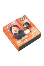Karler Bass K32 Kombo 7 Adet Kordon Akıllı Saat Airpods Kulaklık Kafa Üstü Kablosuz Kulaklık Set - Siyah - Görsel 2