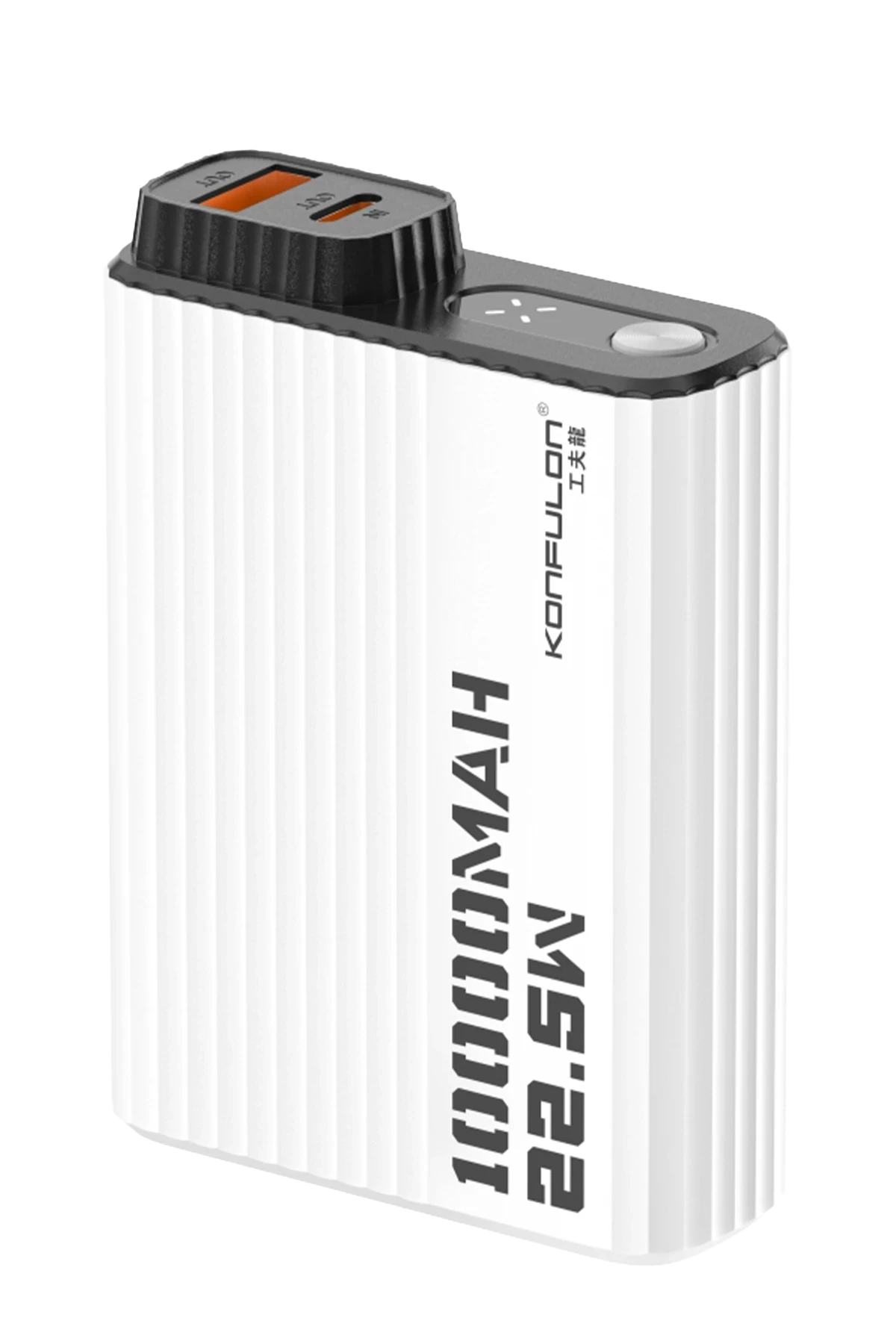 konfulon-a40q-10000-mah-pd-20w-mini-powerbank-siyah-beyaz-default Konfulon A40Q 10.000 mAh PD 20W Mini Powerbank - Siyah-Beyaz - Görsel 1