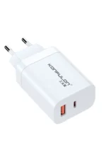 Konfulon C99Q 65W PD Destekli Type-C ve USB Çift Çıkışlı Hızlı Şarj Adaptörü - Beyaz - Görsel 2