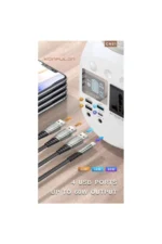 Konfulon CN01 Powerbank 45.000 mAh Kamp Şarj PD - Beyaz - Görsel 2