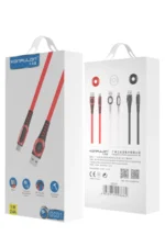 Konfulon DC01 Süper Hızlı Micro USB Kablo 1M 2.4A - Kırmızı - Görsel 2