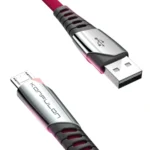 Konfulon DC16 Micro USB Kablo 1M 2.4A - Kırmızı