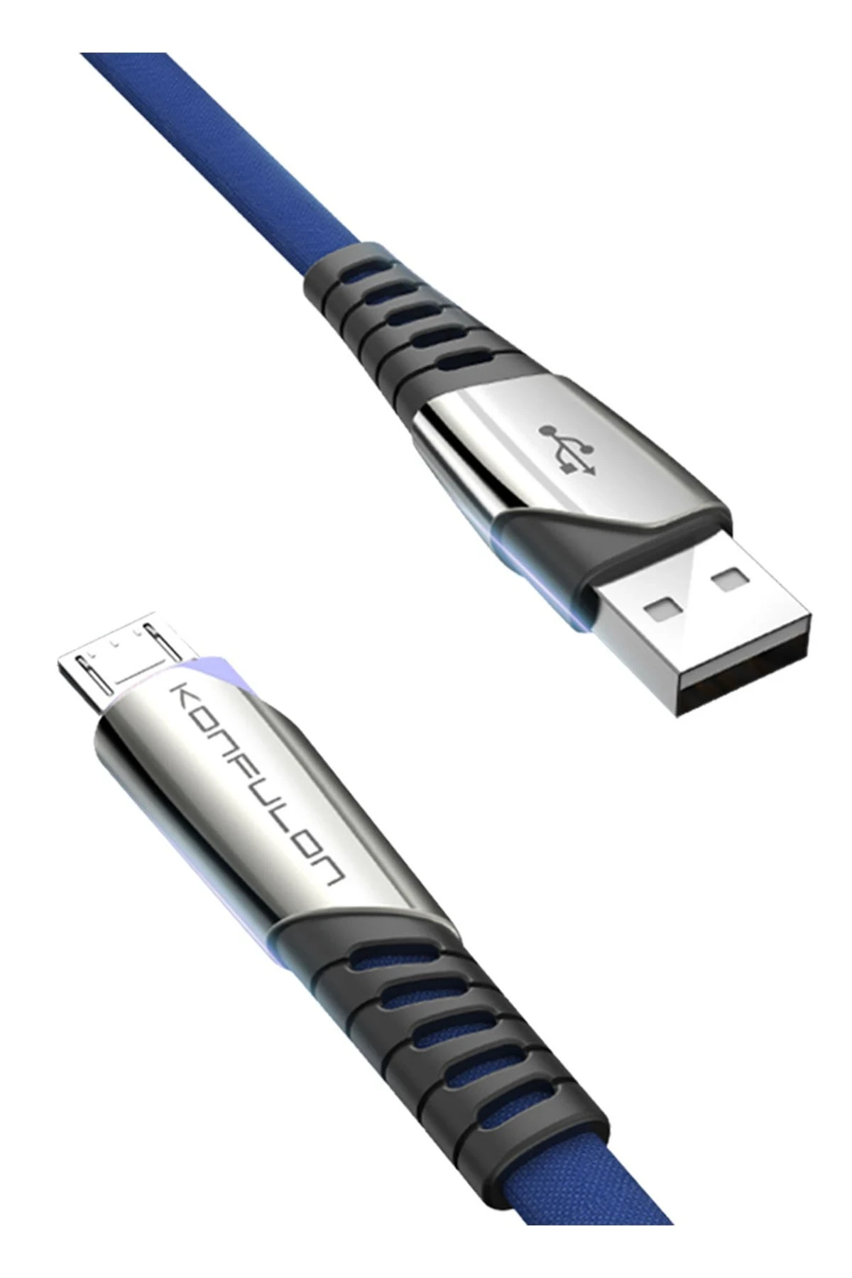 konfulon-dc16-micro-usb-kablo-1m-24a-mavi-default Konfulon DC16 Micro USB Kablo 1M 2.4A - Mavi - Görsel 1
