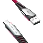 Konfulon DC18 Type-C Kablo 1M 5A - Kırmızı