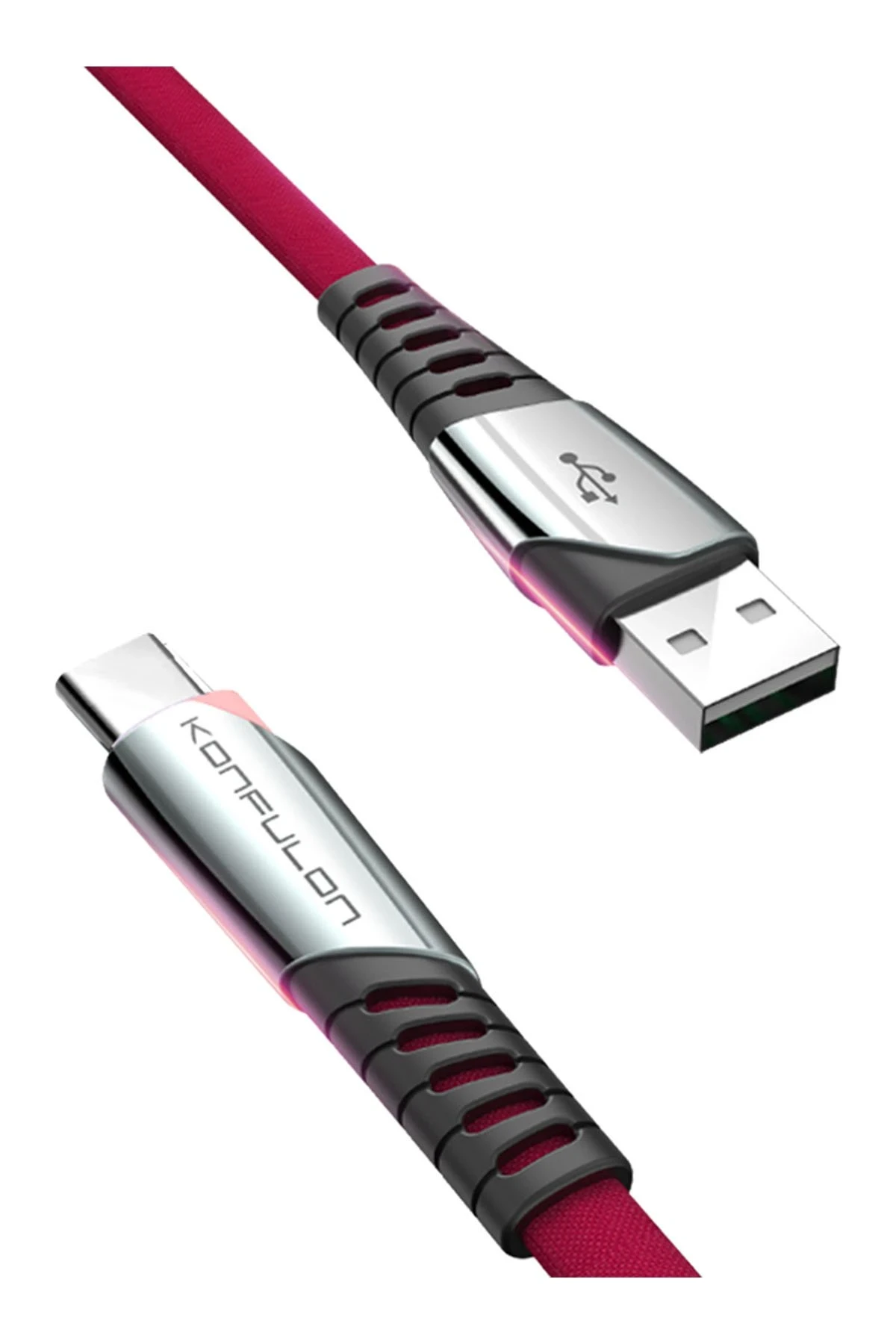 konfulon-dc18-type-c-kablo-1m-5a-kirmizi-default Konfulon DC18 Type-C Kablo 1M 5A - Kırmızı - Görsel 1