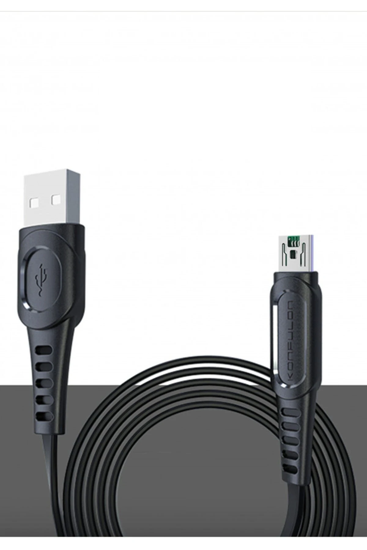 konfulon-dc24-micro-usb-kablo-12m-4a-siyah-default Konfulon DC24 Micro USB Kablo 1.2M 4A - Siyah - Görsel 1