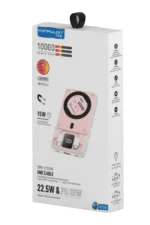 Konfulon M25W 10.000 mAh 20W PD Magsafe Powerbank - Mavi - Görsel 6