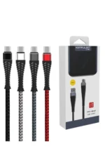 Konfulon S61 Micro USB Kablo 1.2M 2.1A - Kırmızı - Görsel 2