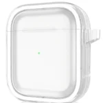 Movenchy Apple Airpods 4 (4.nesil) Shiny Şeffaf Kılıf - Beyaz