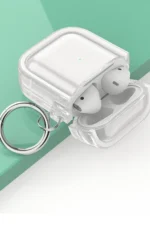 Movenchy Apple Airpods 4 (4.nesil) Shiny Şeffaf Kılıf - Siyah - Görsel 3