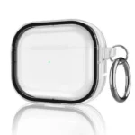 Movenchy Apple Airpods Pro 2 (2.nesil) Shiny Şeffaf Kılıf - Siyah