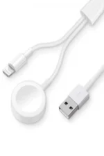 Uray store AC08 2in1 Kablosuz Şarj Apple Watch 1/2/3/4/5/6/7/8/SE