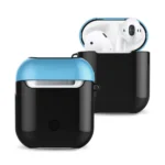 Uray store Apple Airpods 2 (2.nesil) 3in1 Kılıf - Siyah-Mavi