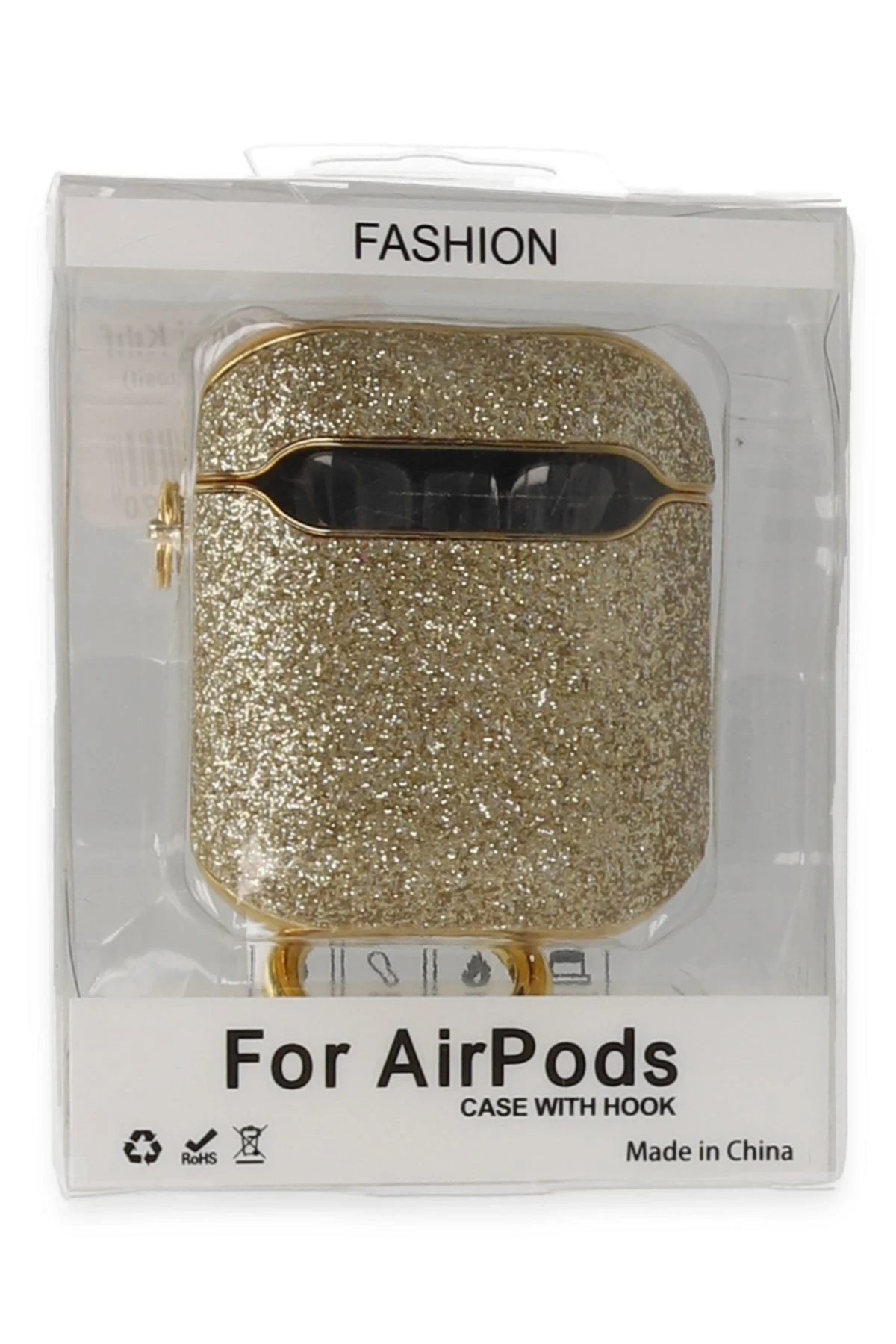 newface-airpods-2-2nesil-spell-simli-kilif-gold-default Uray store Apple Airpods 2 (2.nesil) Spell Simli Kılıf - Gold - Görsel 1