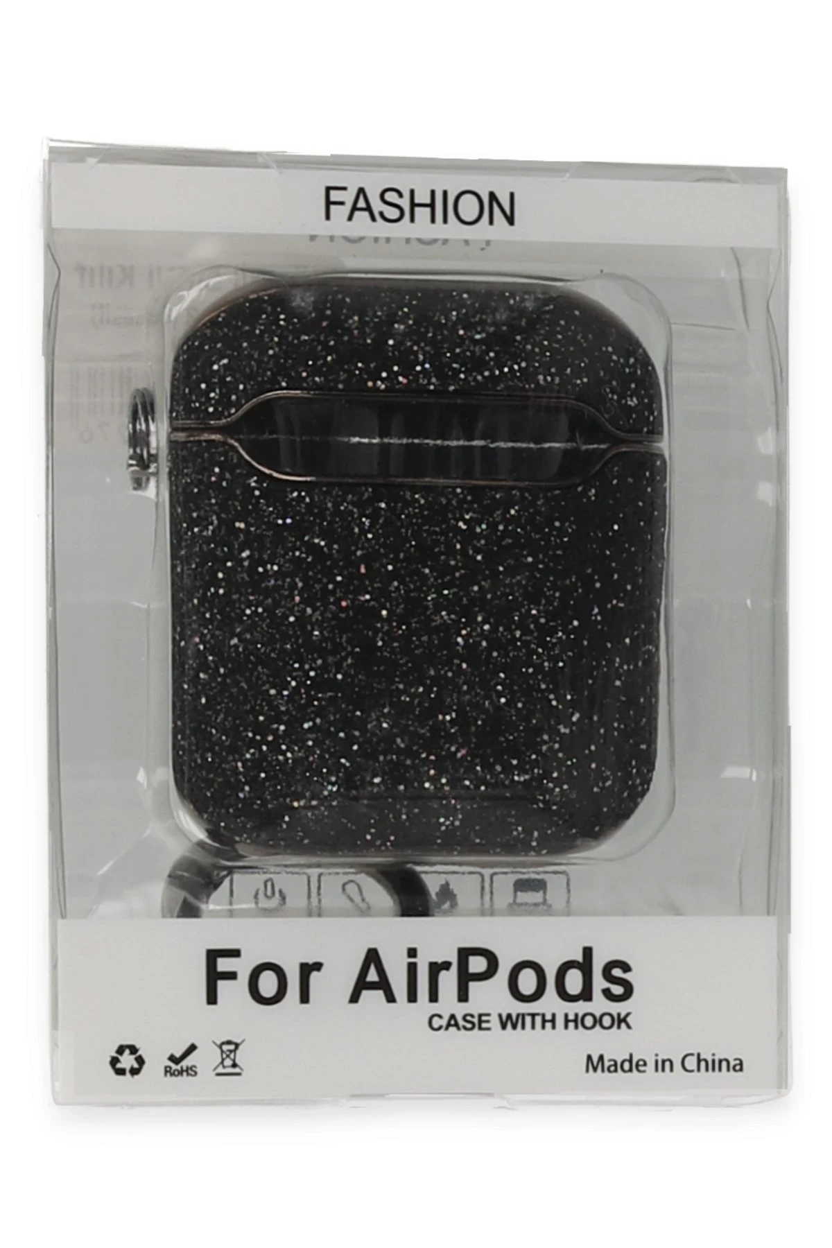 newface-airpods-2-2nesil-spell-simli-kilif-siyah-default Uray store Apple Airpods 2 (2.nesil) Spell Simli Kılıf - Siyah - Görsel 1