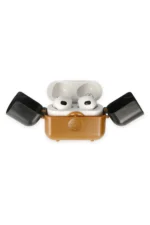 Uray store Apple Airpods 3 (3.nesil) Basmalı Kılıf - Kahverengi-Siyah - Görsel 3