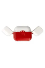 Uray store Apple Airpods 3 (3.nesil) Basmalı Kılıf - Kırmızı-Beyaz - Görsel 2
