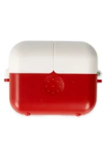 Uray store Apple Airpods 3 (3.nesil) Basmalı Kılıf - Kırmızı-Beyaz