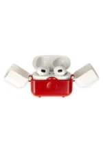 Uray store Apple Airpods 3 (3.nesil) Basmalı Kılıf - Kırmızı-Beyaz - Görsel 3