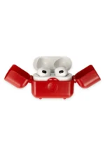 Uray store Apple Airpods 3 (3.nesil) Basmalı Kılıf - Kırmızı - Görsel 3