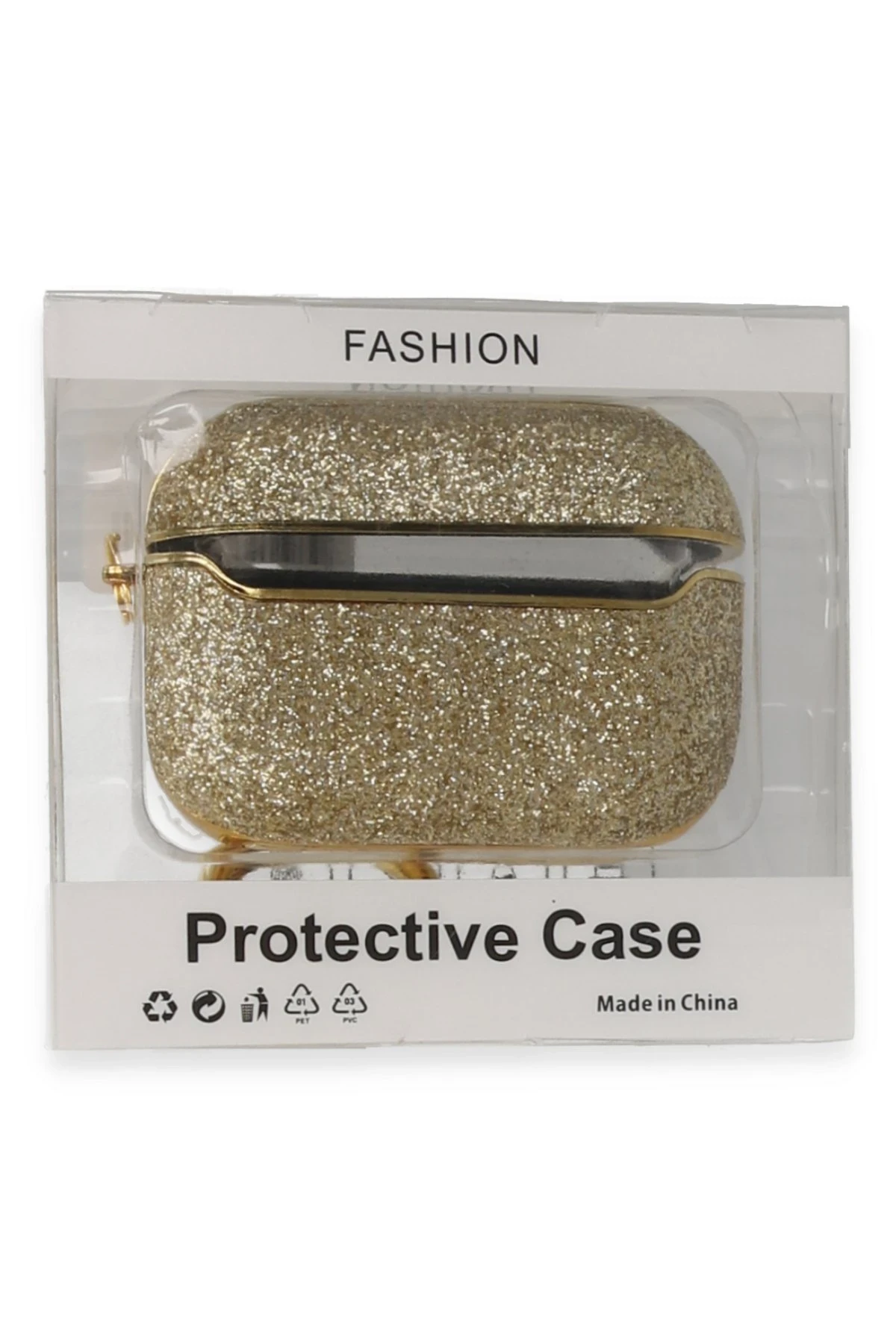 newface-airpods-pro-1nesil-spell-simli-kilif-gold-default Uray store Apple Airpods Pro (1.nesil) Spell Simli Kılıf - Gold - Görsel 1