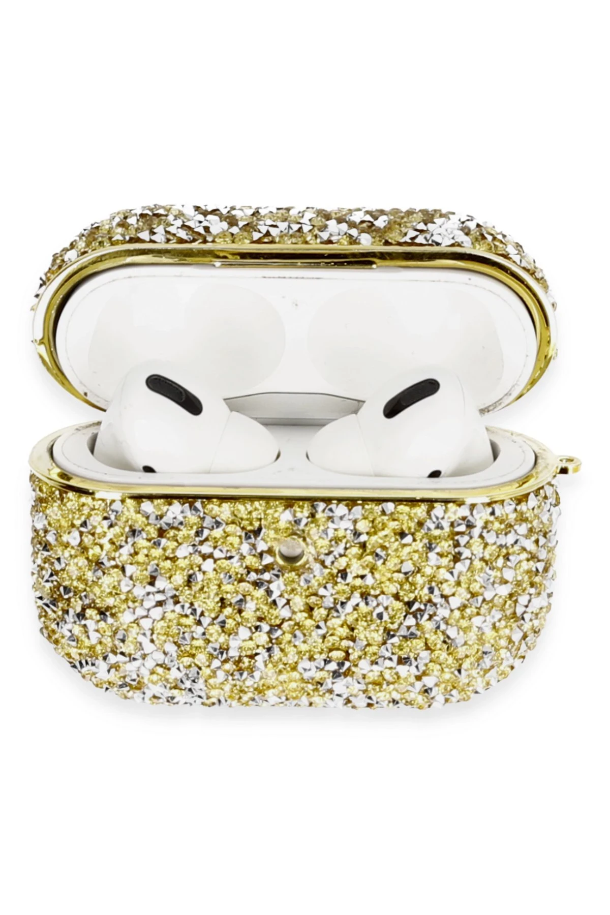 newface-airpods-pro-2-2nesil-luz-tasli-kilif-gold-default Uray store Apple Airpods Pro 2 (2.nesil) Luz Taşlı Kılıf - Gold - Görsel 1