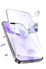 Uray store Apple iPhone 11 Bilvis 5in1 3D Magic Cam Ekran Koruyucu - Siyah - Görsel 5