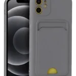 Uray store Apple iPhone 11 Kılıf Kelvin Kartvizitli Silikon - Gri
