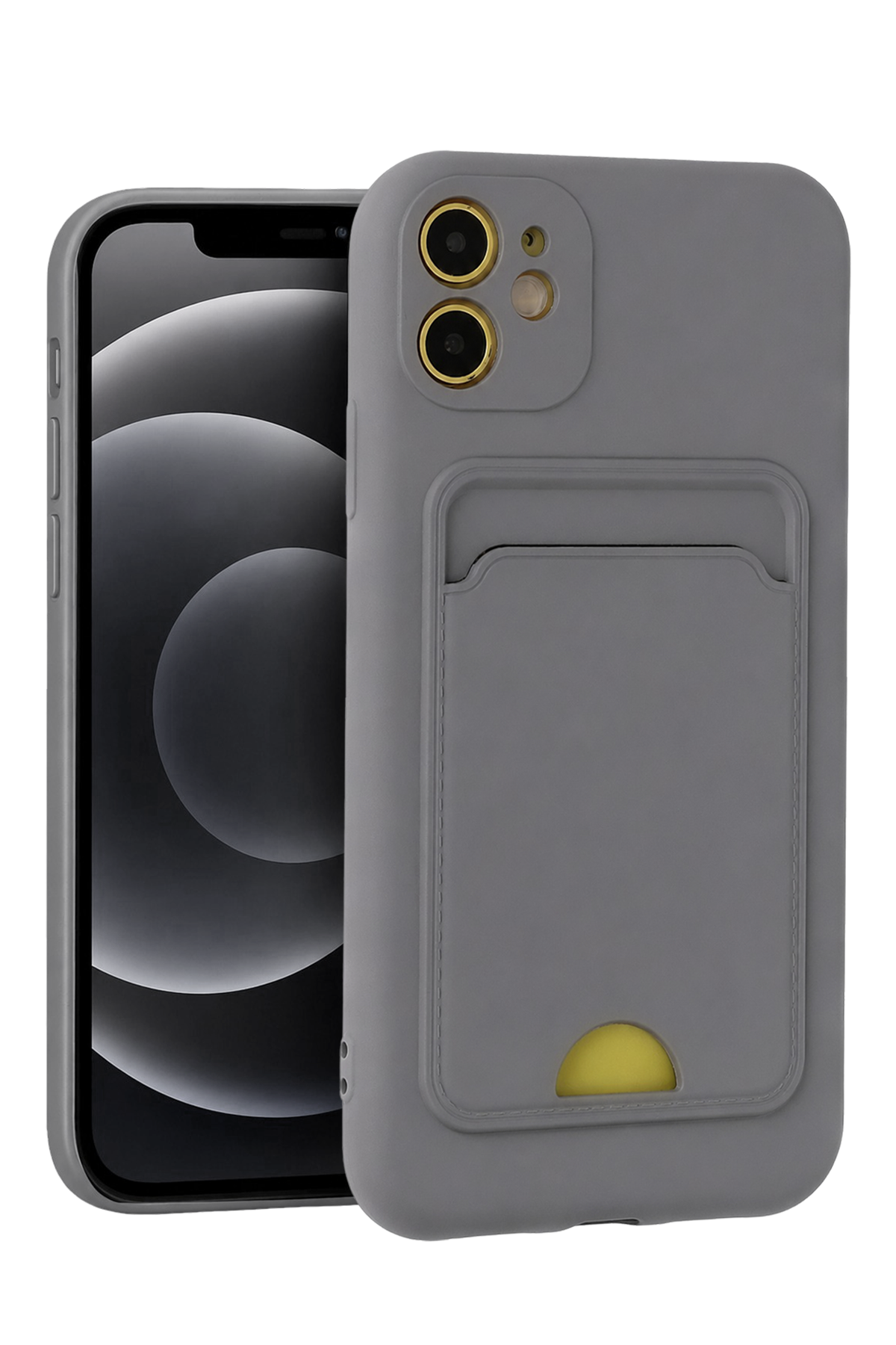 newface-apple-iphone-11-kilif-kelvin-kartvizitli-silikon-gri-default Uray store Apple iPhone 11 Kılıf Kelvin Kartvizitli Silikon - Gri - Görsel 1