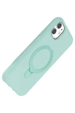 Uray store Apple iPhone 11 Regal Magsafe Standlı Kapak - Su Yeşili - Görsel 3