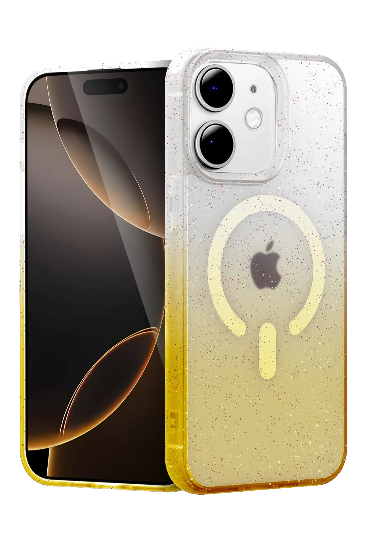 newface-apple-iphone-12-pummel-shiny-magsafe-kapak-gold-default Uray store Apple iPhone 12 Pummel Shiny Magsafe Kapak - Gold - Görsel 1