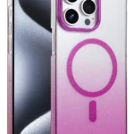 Uray store Apple iPhone 14 Pro Max Glossy Magsafe Kapak - Mor