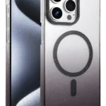 Uray store Apple iPhone 14 Pro Max Glossy Magsafe Kapak - Siyah