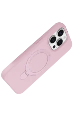 Uray store Apple iPhone 14 Pro Max Regal Magsafe Standlı Kapak - Açık Pembe - Görsel 3