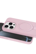 Uray store Apple iPhone 14 Pro Max Regal Magsafe Standlı Kapak - Açık Pembe - Görsel 4