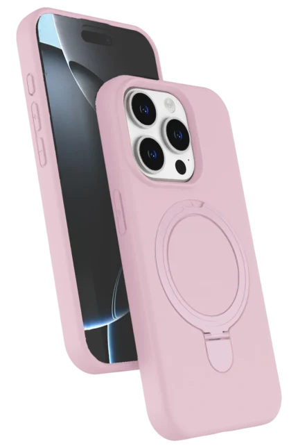 Uray store Apple iPhone 14 Pro Max Regal Magsafe Standlı Kapak - Açık Pembe