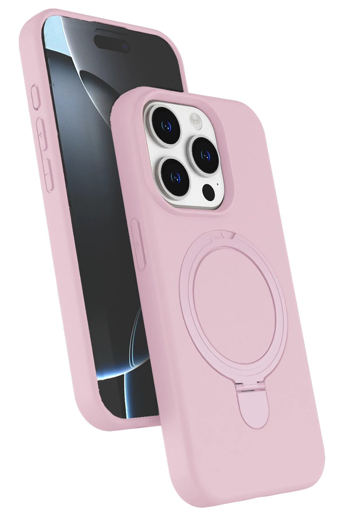 newface-apple-iphone-14-pro-max-regal-magsafe-standli-kapak-acik-pembe-default Uray store Apple iPhone 14 Pro Max Regal Magsafe Standlı Kapak - Açık Pembe - Görsel 1