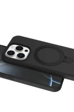 Uray store Apple iPhone 14 Pro Max Regal Magsafe Standlı Kapak - Siyah - Görsel 4