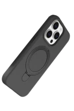 Uray store Apple iPhone 14 Pro Max Regal Magsafe Standlı Kapak - Titan Gri - Görsel 3