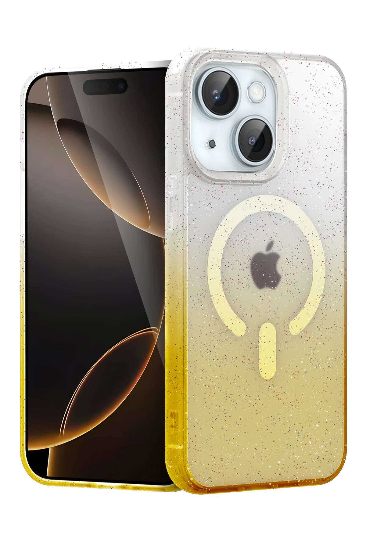 newface-apple-iphone-14-pummel-shiny-magsafe-kapak-gold-default Uray store Apple iPhone 14 Pummel Shiny Magsafe Kapak - Gold - Görsel 1