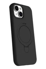 Uray store Apple iPhone 14 Regal Magsafe Standlı Kapak - Siyah - Görsel 2