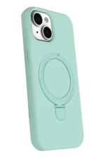 Uray store Apple iPhone 14 Regal Magsafe Standlı Kapak - Su Yeşili - Görsel 2
