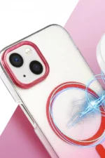 Uray store Apple iPhone 15 Plus Glossy Magsafe Kapak - Mor - Görsel 2