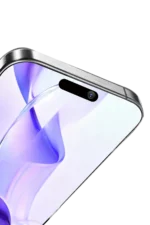 Uray store Apple iPhone 15 Pro Bilvis 5in1 3D Magic Cam Ekran Koruyucu - Siyah - Görsel 4